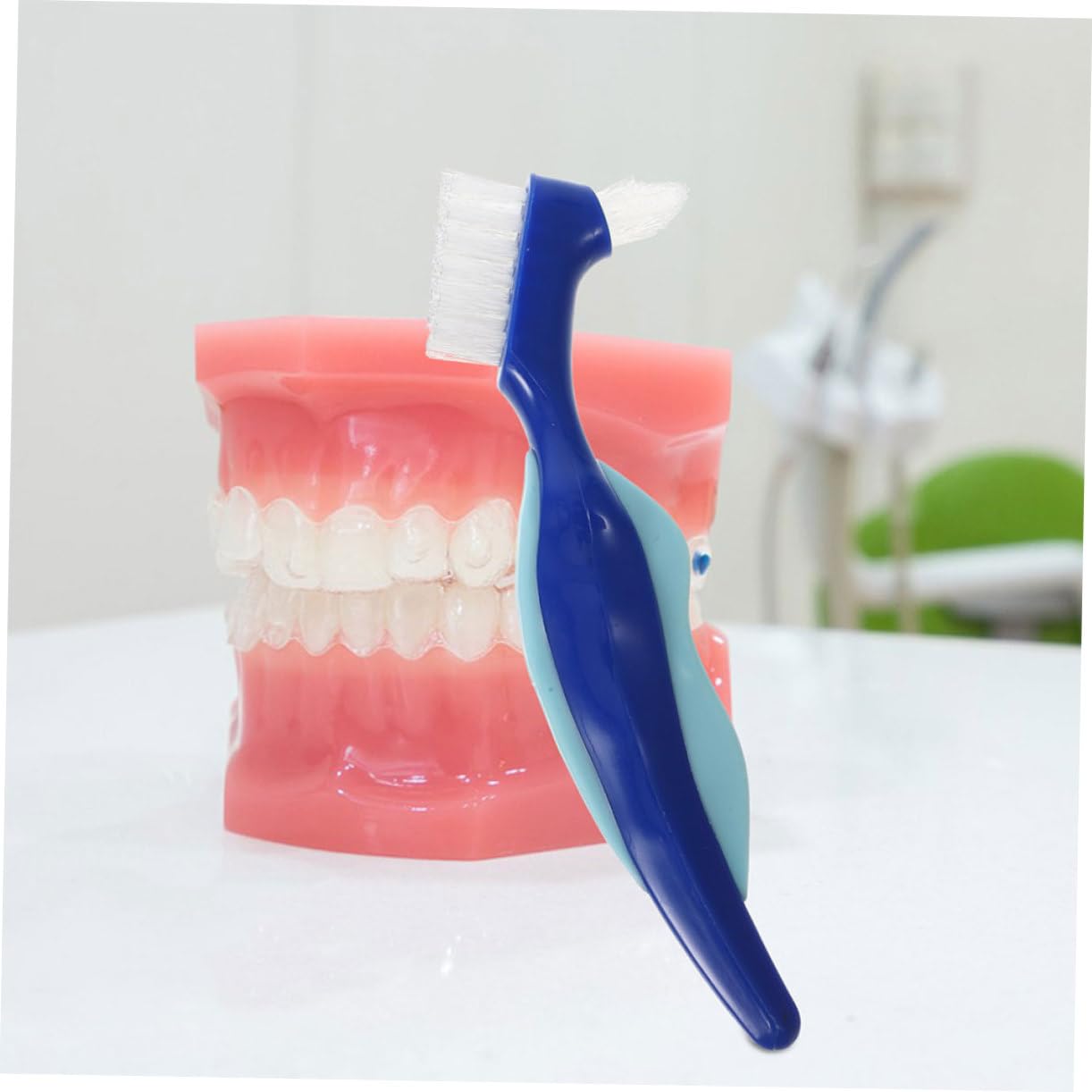 Healeved 10pezzi Spazzolini Per Dentiera Colori Per Orale e Facile Usare e Portatile
