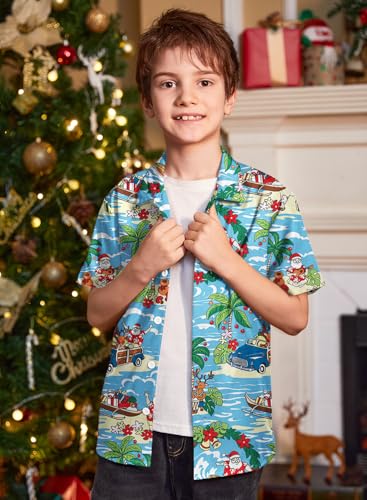 Image of BesserBay Unisex Kids 4th of July Shirt Girls Boys Patriotic Button Down Shirt American Flag Top 4-14 Years