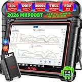 Autel MaxiCOM MK900BT OBD2 Valise Diagnostic Auto, 2026 MK900 BT Mise à Niveau du MK900 MK808S MK808BT MX808S, Bidirectionnel Scanner comme MP900 MX900, 3000+ Tests Actif, 40+ Services, Tous Sys, OS11