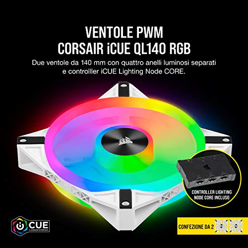QL140 RGB Dual Pack 140mm white - Sistema di raffreddamento - Immagine 2