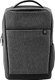 HP 15.6 inch Renew Recycled Backpack - Grey. Water Resistant Coating, Adjustable and Padded Straps, Padded Compartments, 13 Pockets and Key Fob, Made from 72% Recycled Materials