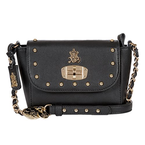 Sac bandoulière noir petit format design moderne référence 29431