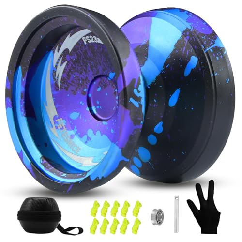 FETESNICE FS23 Dual Function Metal Fingerspin Yoyo for All Skills Levels