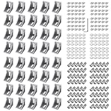 ☞【ROBUSTHEIT】Die EYPINS Winkelverbinder werden aus Aluminium gefertigt. Unser Artikel ist eine Lösung für Kunden, für die die Sicherheit und die Robustheit wichtig sind.