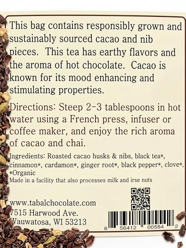 Té chai suelto 5 oz con cacao y especias orgánicas miniatura 3