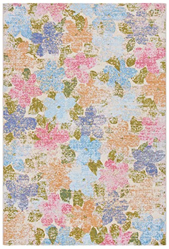Tapete Safavieh Summer Collection 160x90 cm Azul Rosa miniatura 2