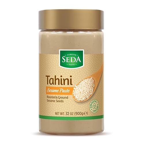 Seda Tahini - Whole Sesame Paste, 32 oz | Paleo, Keto, Gluten-Free, Vegan