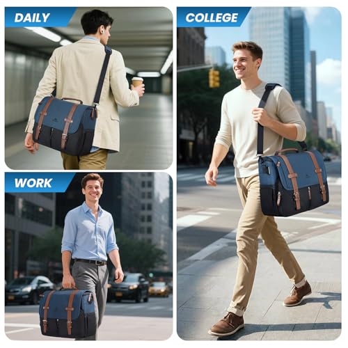 MATEIN Messenger Bag with USB Port