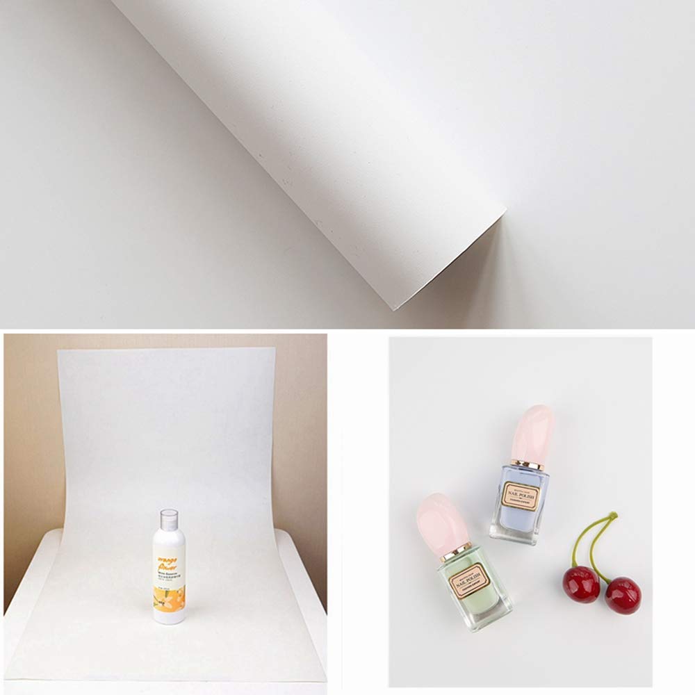Selens 50 x 100 cm PVC Telón de Fondo 2 Piezas Background Backdrop | Impermeable Mate, para Fotografía Estudio Fotográfico Foto (Blanco y Negro)