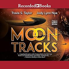 Diseño de la portada del título Moon Tracks