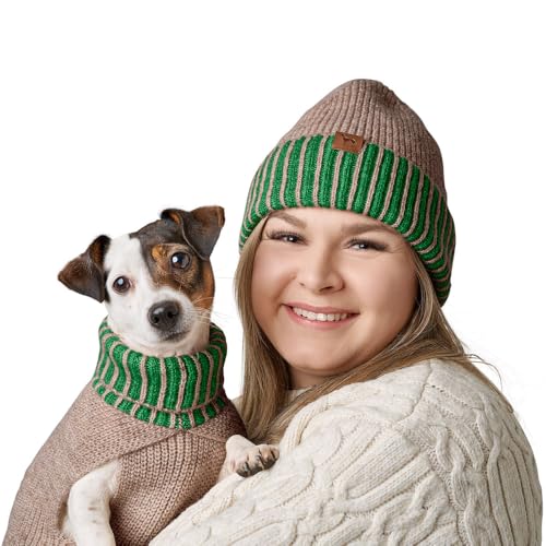 Pull en tricot pour chien extensible et lavable avec col haut - 2