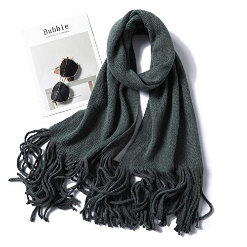 Écharpe tricotée double face femmes en cachemire style pashmina