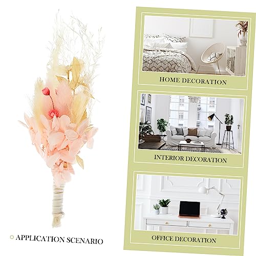 6 pcs mini flores secas para decoración de bodas miniatura 5