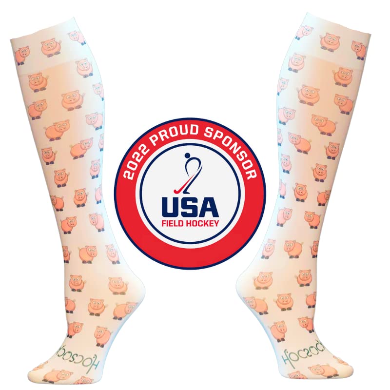Image of Hocsocx - Unisex Under Shin Guard Liner Socks - Field Hockey, Soccer, Ice Hockey, Skiing, Skating Socks - USA Field