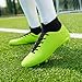 Men's Soccer Cleats Football Cleats for Mens Big Boys High-Top Spikes Shoes for Youth Professional Training Turf Indoor Outdoor Sneaker Green,8