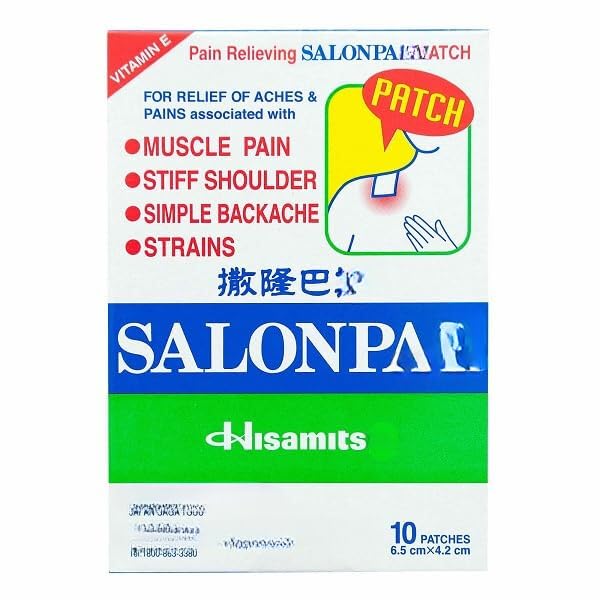 Salon pas PAIN RELIEVING PATCH 10 PATCHES Plaster (B0CVG276PY) Amazon Price History, Amazon Price Tracker