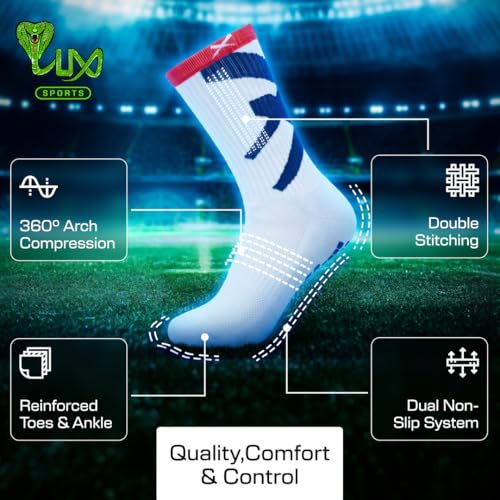 Image of LUX Sports Grip Soccer Socks