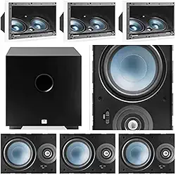 Kit Home 7.1 AAT - 3 cxs LCR A100 + 4cxs LRE100 + Sub Comp Cube 8