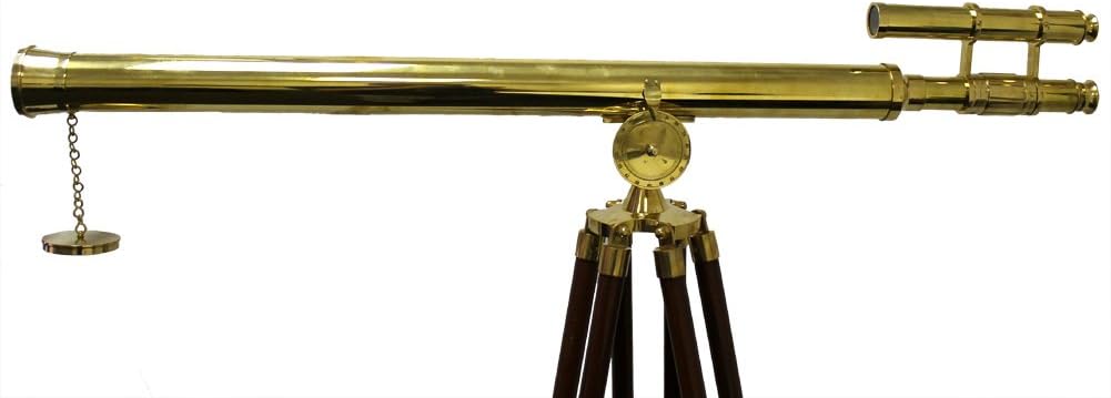32x Magnification Brass Harbormaster Telescope: Nautical Ship