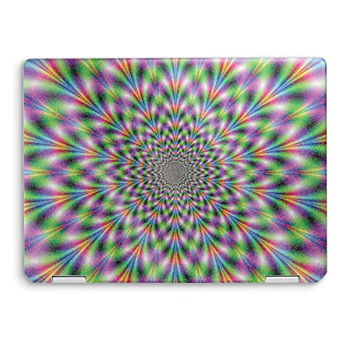 MightySkins Glossy Glitter Skin Compatible with HP Spectre x360 14" (2022) Full Wrap Kit - Hypnosis | Protective, Durable High-Gloss Glitter Finish | Easy to Apply | Made in The USA
