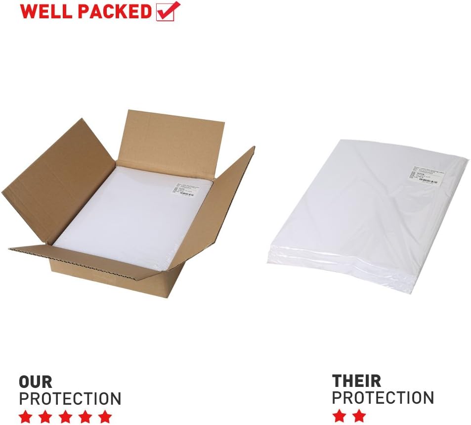 [500 Sheets; 1000 Labels] Half Sheet Self Adhesive Shipping Labels for Laser & Inkjet Printers, 8.5" X 5.5" Shipping Labels for Laser & Inkjet Printers Half Sheet Labels for Printer 8.5 x 11