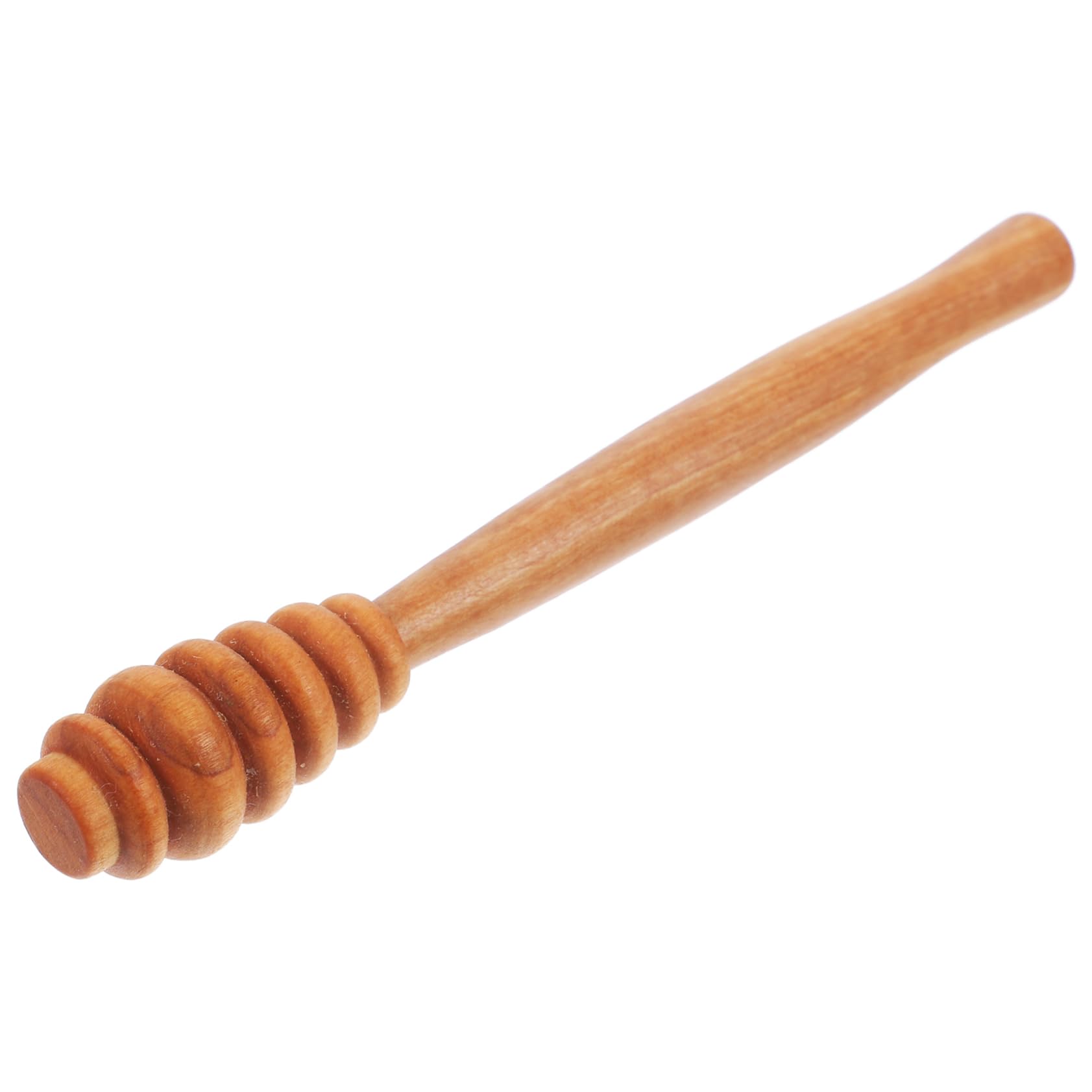 HOLIDYOYO Wooden Honey Stirrer Stick Reusable for Kitchen Honey Dier Stirring Rod