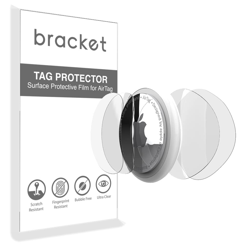 AirTag (2+2) Scratch guard Protective film 2 front & 2 back side TPU stickers