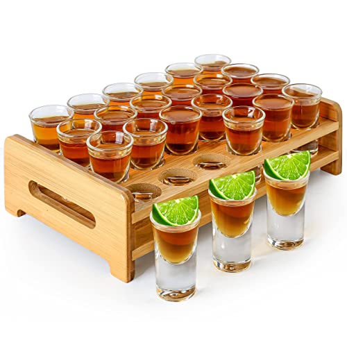 Étagère à verres à shot – Présentoir élégant pour votre bar à domicile Étagère à verres à shot – Présentoir élégant pour votre bar à domicile