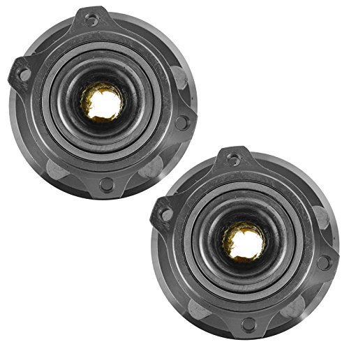 Image of TRQ 2 Piece Front Wheel Bearing & Hub Assembly Set 4WD Compatible with 2005-2023 Chrysler 300 2017-2023 Dodge Challenger 2006-2023 Charger 2005-2008 Magnum
