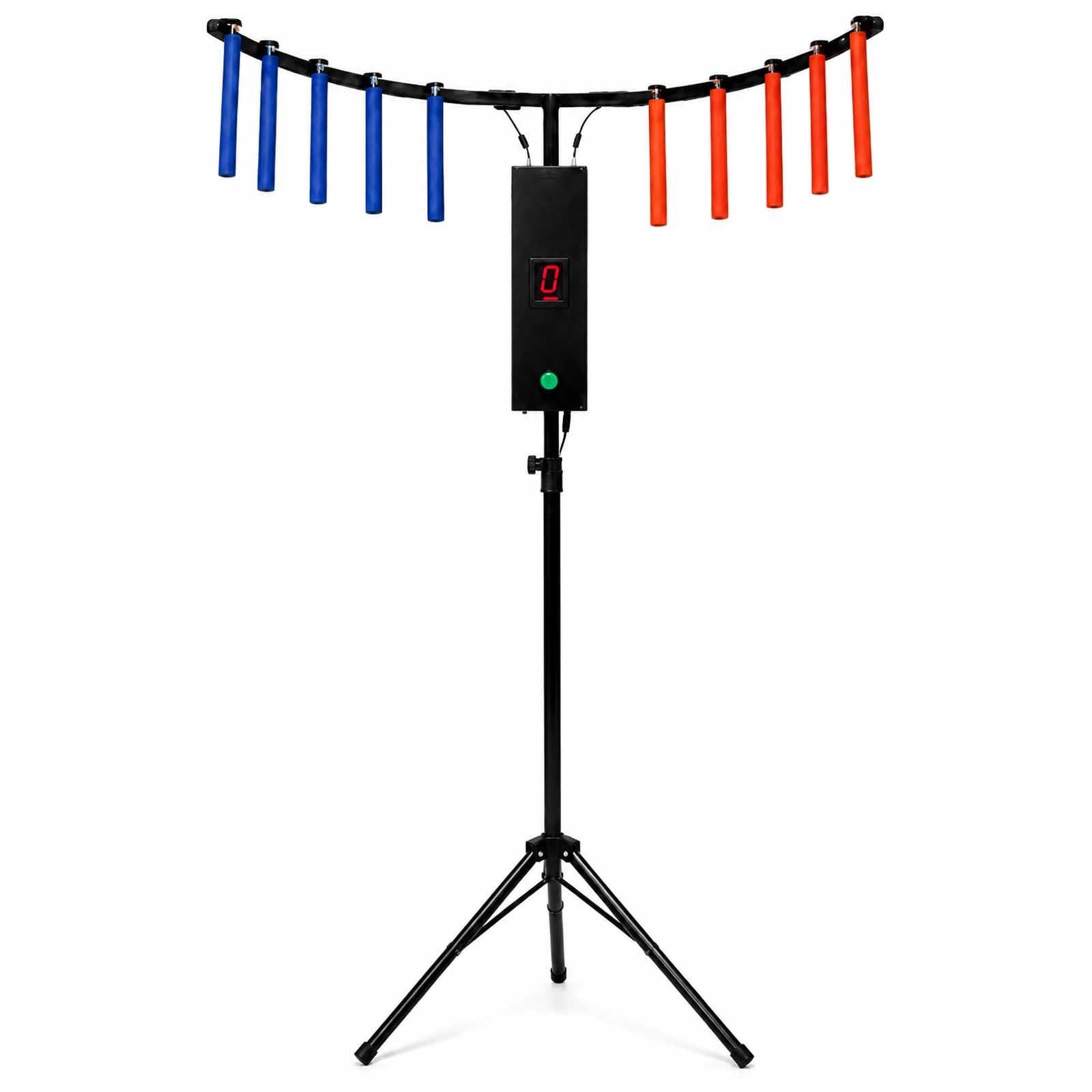 Reaction Stick Arcade Game - Máquina de entrenamiento de coordinación ojo-mano con contador LED, 10 niveles de velocidad, juego de desafío reflejo para fiestas y eventos