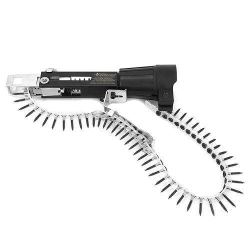 Miniatura 2 de Clavadora automática de taladro, 3 unidades, adaptador de pistola de clavos de cadena, adaptador automático de uñas, juego de accesorios de cadena