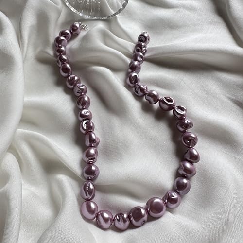 Image of OVANA Pearl Necklace | Fitted With Silver Lock | Statement Necklace | Gifts for Girlfriend | Gift for Sister, Bhabhi | Gifts for Women and Girls | Gift for Her | 925 Silver Hallmarked Lock
