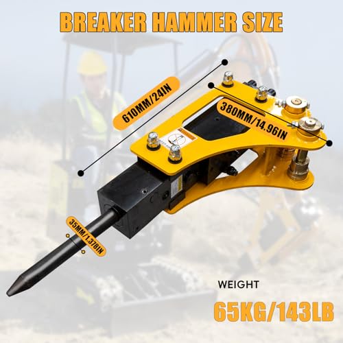 MMS 1-1.5 Ton Hydraulic Breaker