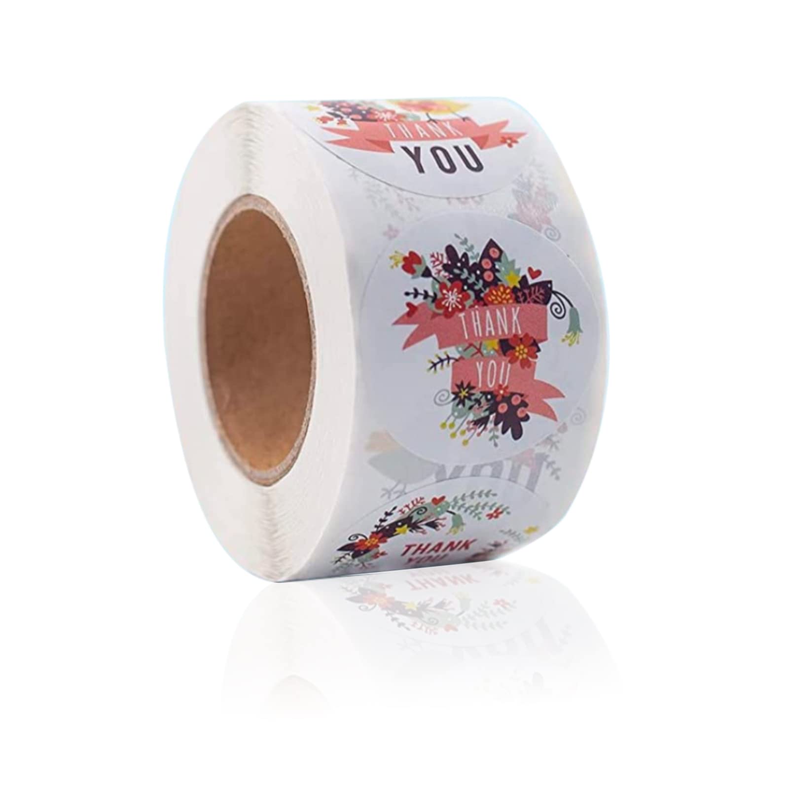 Set Da 700 Pezzi: 500 Adesivi Di Ringraziamento In Carta Kraft (3,8 Cm) E 200 Bigliettini Per Confezioni Regalo E Pacchi