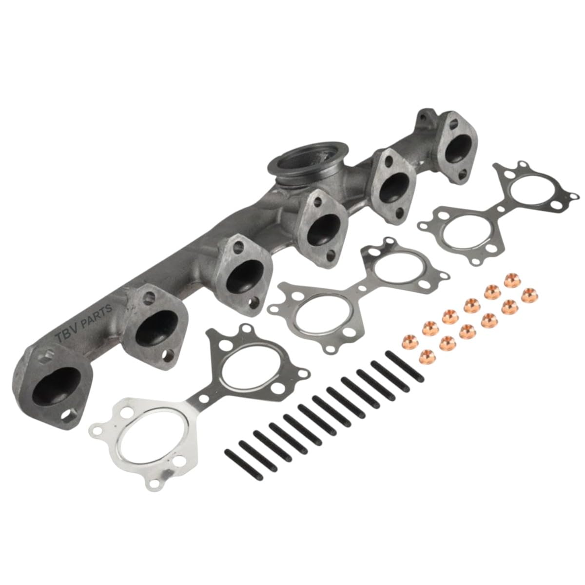 Collettore di scarico con set di guarnizioni compatibile con serie 3 E90/E91/E92/E93, serie 5 E60/E61 e X3 E83 3.0d - Riferimenti 11627801714 11627811449 11627796886668666666866686686
