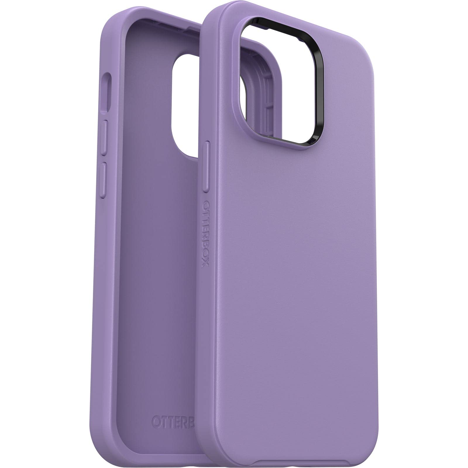OtterBox Cover per iPhone 14 Pro Symmetry, resistente a shock e cadute, sottile, testata 3x norme MIL-STD 810G, protezione antimicrobica, Viola
