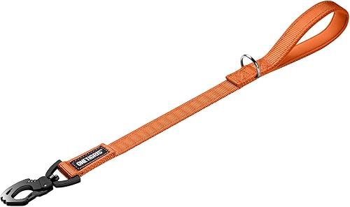 OneTigris Bolt - Correa corta de tráfico para perros pequeños, medianos y grandes (marrón coyote, M)