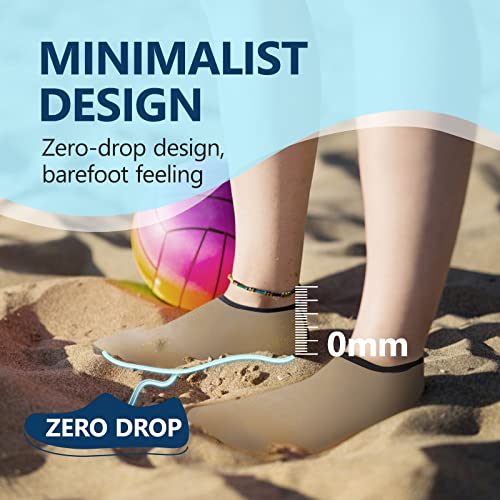 Image of JACKSHIBO Water Shoes for Women Men Quick-Dry Swim Shoes Beach Water Socks
