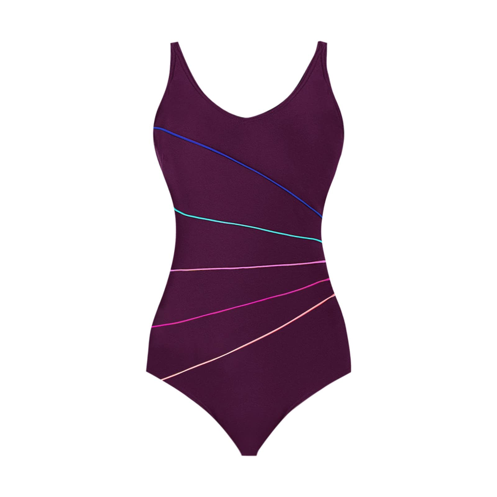 Genérico Bañador Entero Mujer, Bañador De Mujer, Traje De Baño Dividido con Estampado De Verano para Mujer Traje De Baño De Moda Bikini De Playa