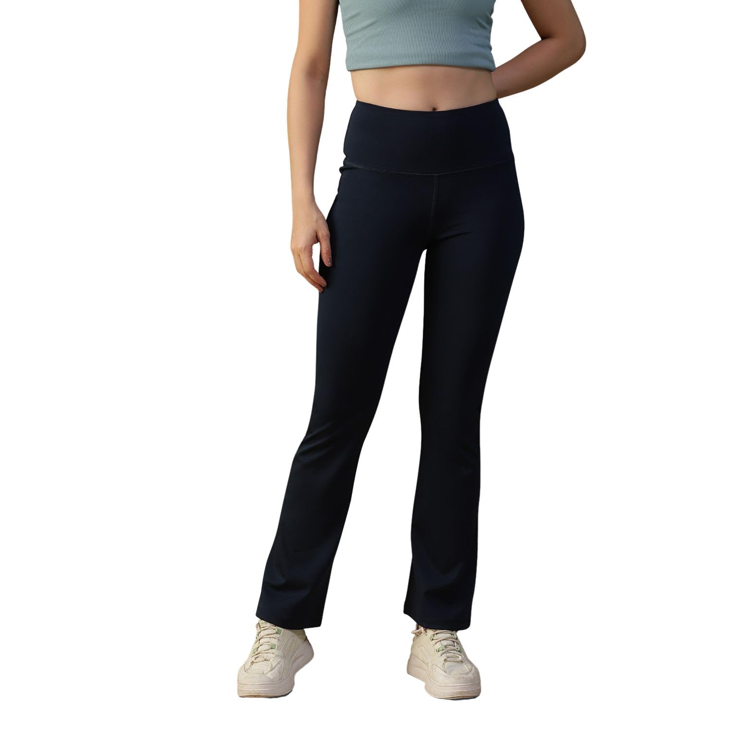 Women High-Waist Flared Yoga Pants Stretchable Comfortable Activewear for Yoga, Workout Soft Breathable Fabric-image-29