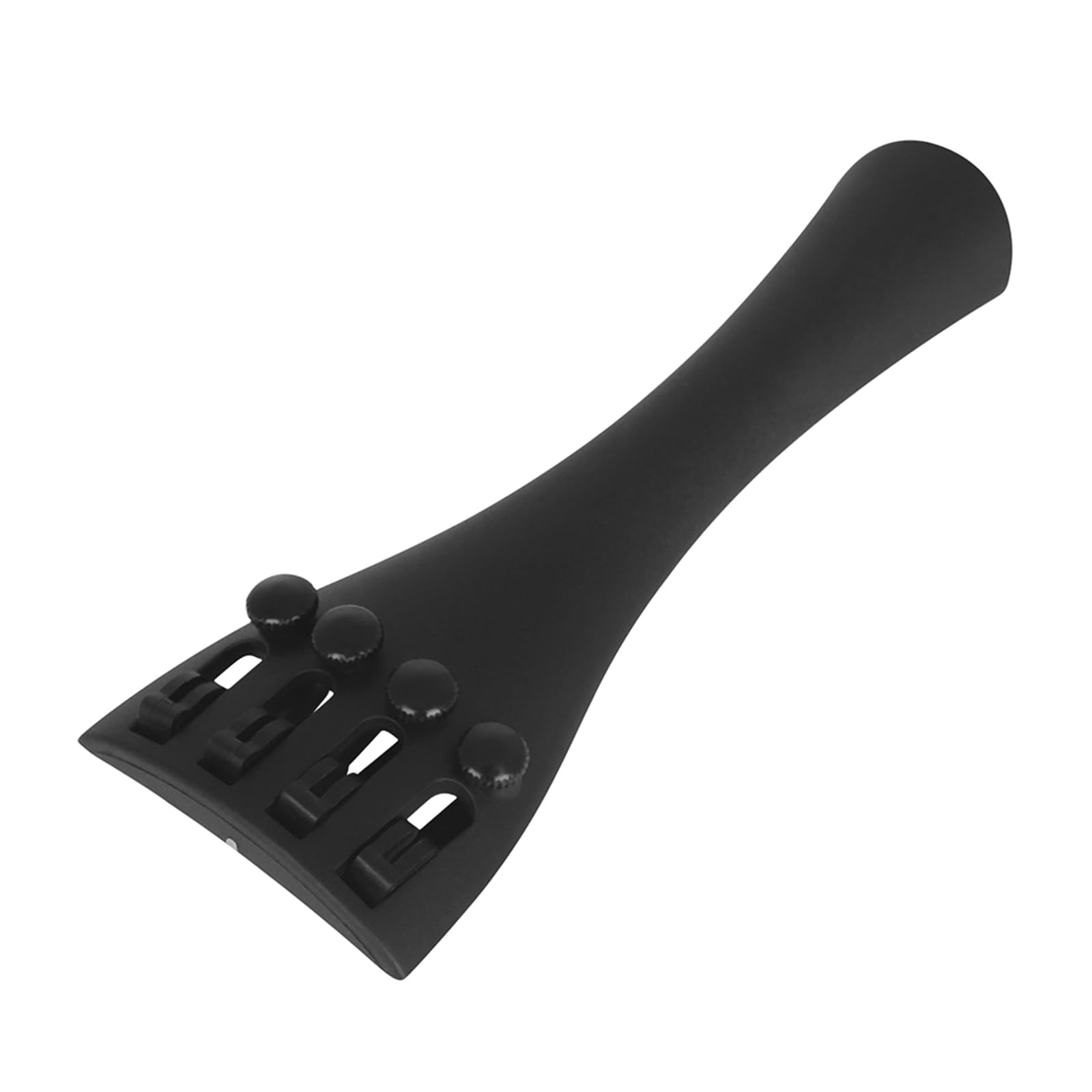 QIEIEI Carbon Fiber Violino Tailpiece with 4 Fine Tuners Violin Composite Tailpiece for 4/3 4/4 Violin Accessories