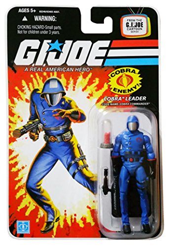 Tech Deals 🔥 G.I. Joe 25th Anniversary Cartoon Series Cardback: Cobra Commander (Cobra Leader) 3.75 Inch Action Figure