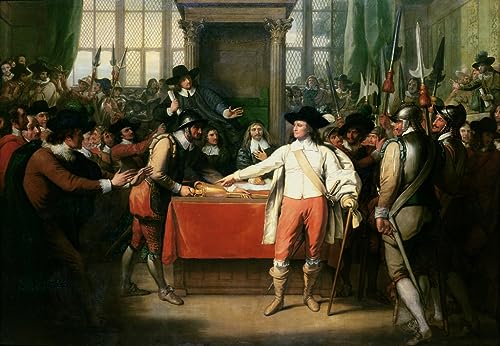 Affiches d'art Cromwell Benjamin West pour mur de salon chic