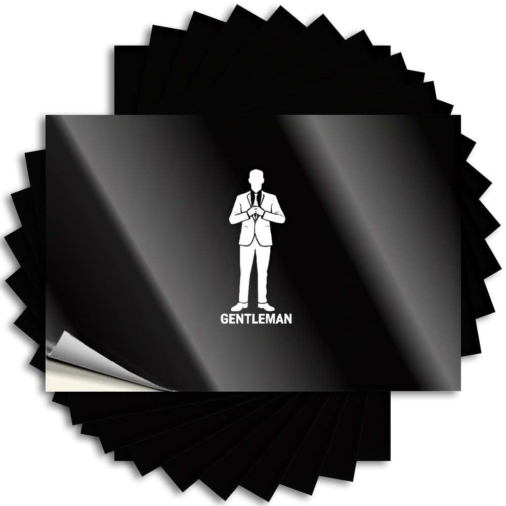 Fzfn Girls Colour A Gentleman In A White Suit Stands Confidently Against A Black Background. Decal Bedroom Stuff | Lover Cover Removable Decal Pack(8X12cm)