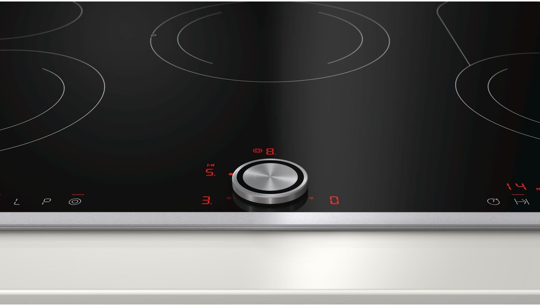 Neff T18BT16N0 Noir Intégré (placement) 80 cm Plaque avec zone à induction 9 zone(s)