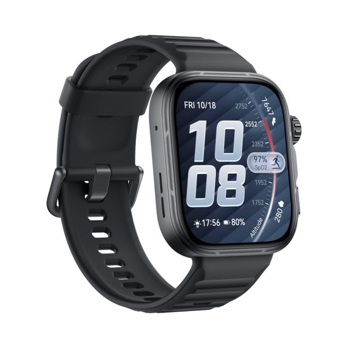 Huawei Reloj Inteligente Watch FIT 5 Pro, Pantalla de Cristal de Zafiro de 1.92 Pulgadas, rastreador de Fitness, GPS, ECG, SpO2, monitoreo de la Salud del sueño, Pago NFC, Seguimiento de Actividad de