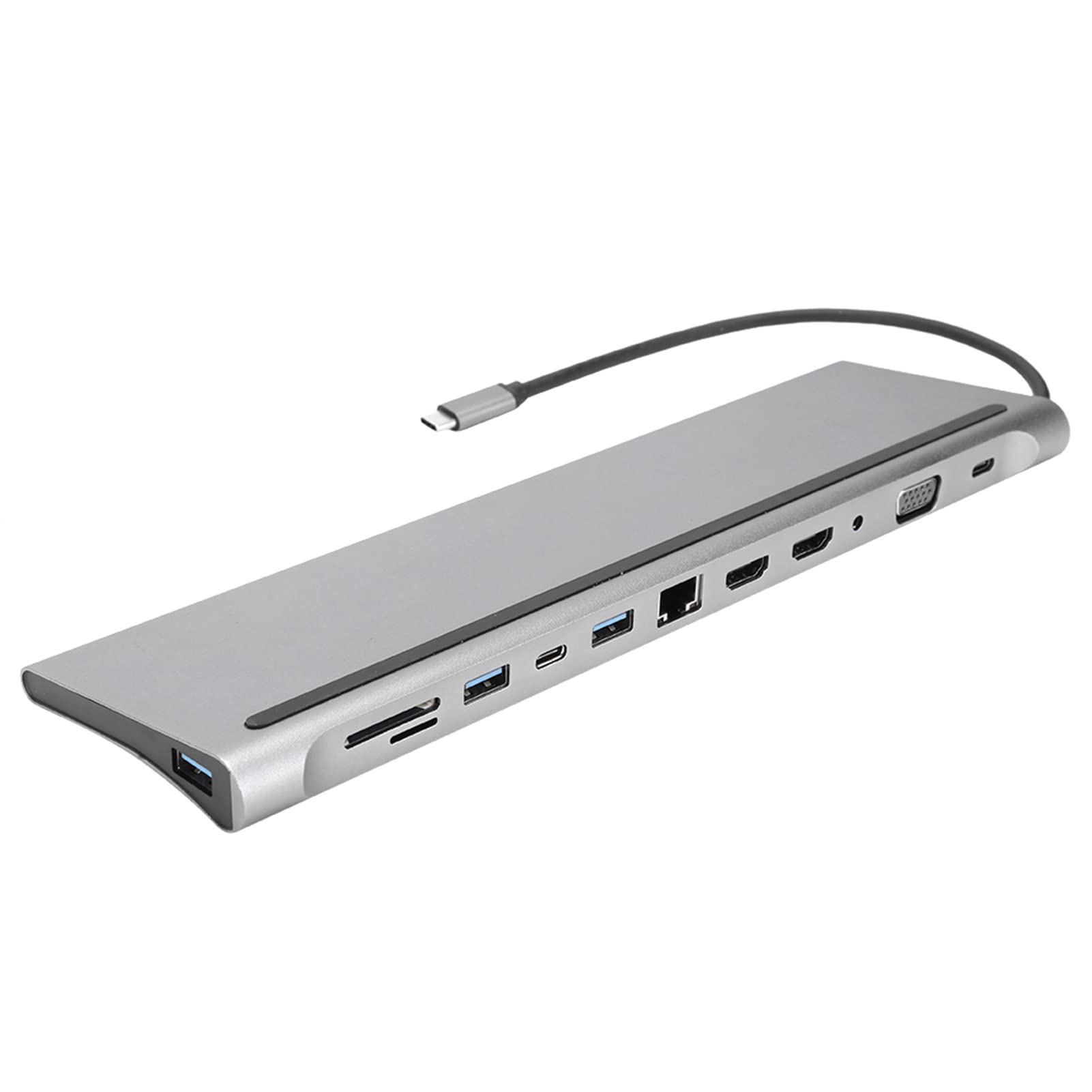 Yosoo Health Gear Hub Docking USB 12‑in‑1, Docking Station USB‑C con Doppia HDMI, for PC Portatili e Dispositivi Multifunzione