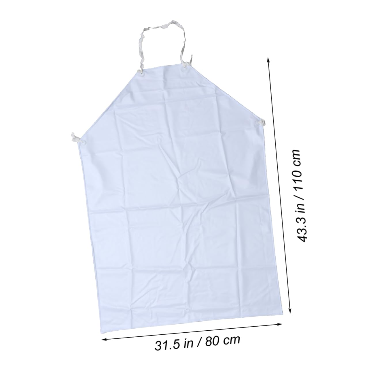 UTHCLO Waterproof Beef Tendon Apron Industrial Pvc 110x80cm Halter Neck for Kitchen Dish Washing