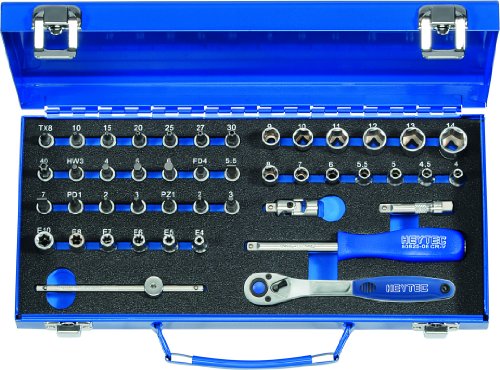 Heytec Heyco 50829301683 - Juego de herramientas (tamaño: 1/4pulgadas, pack de 45)