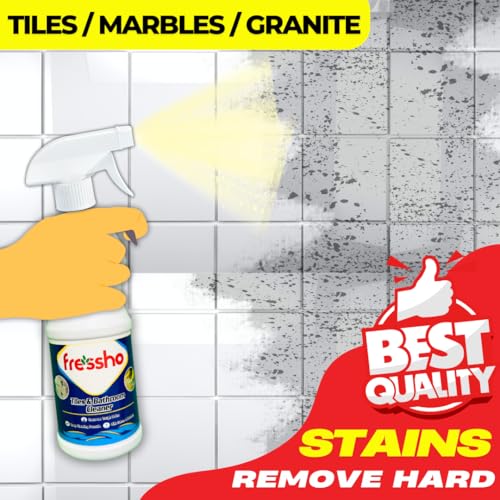 Image of Tiles & Bathroom Cleaner (750 ML) | Powerful Stain Remover for Ceramic, Marble & Granite | Deep Cleaning Liquid for Tiles, Floors & Surfaces